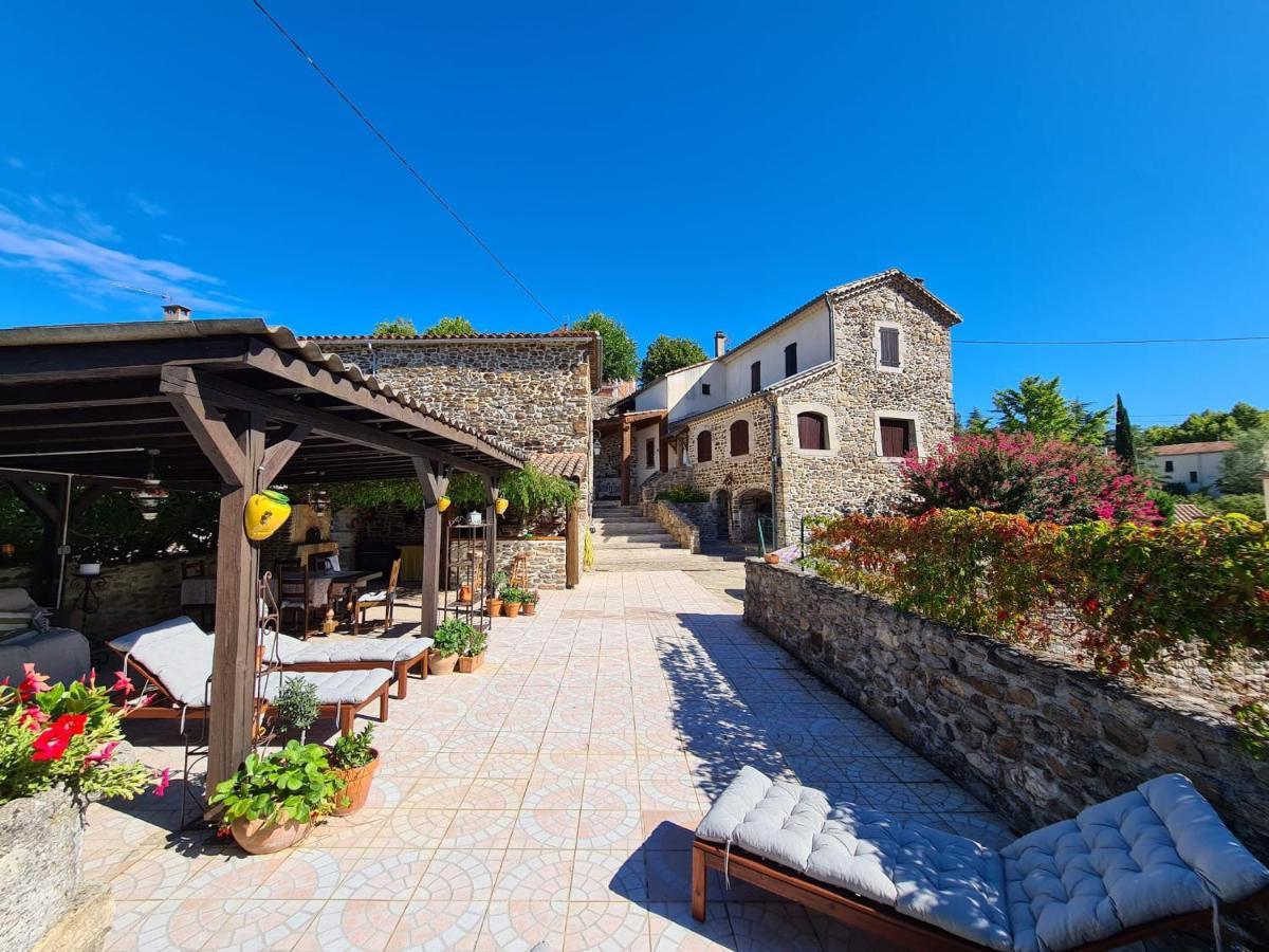 Mes Maisons Gardoises, Two Gites Sleeping 13 With Two Private Pools, Kids Room, Laundry, Disco, Free Wifi, Linen And Dog'S Are Welcome Gagnières Exteriér fotografie