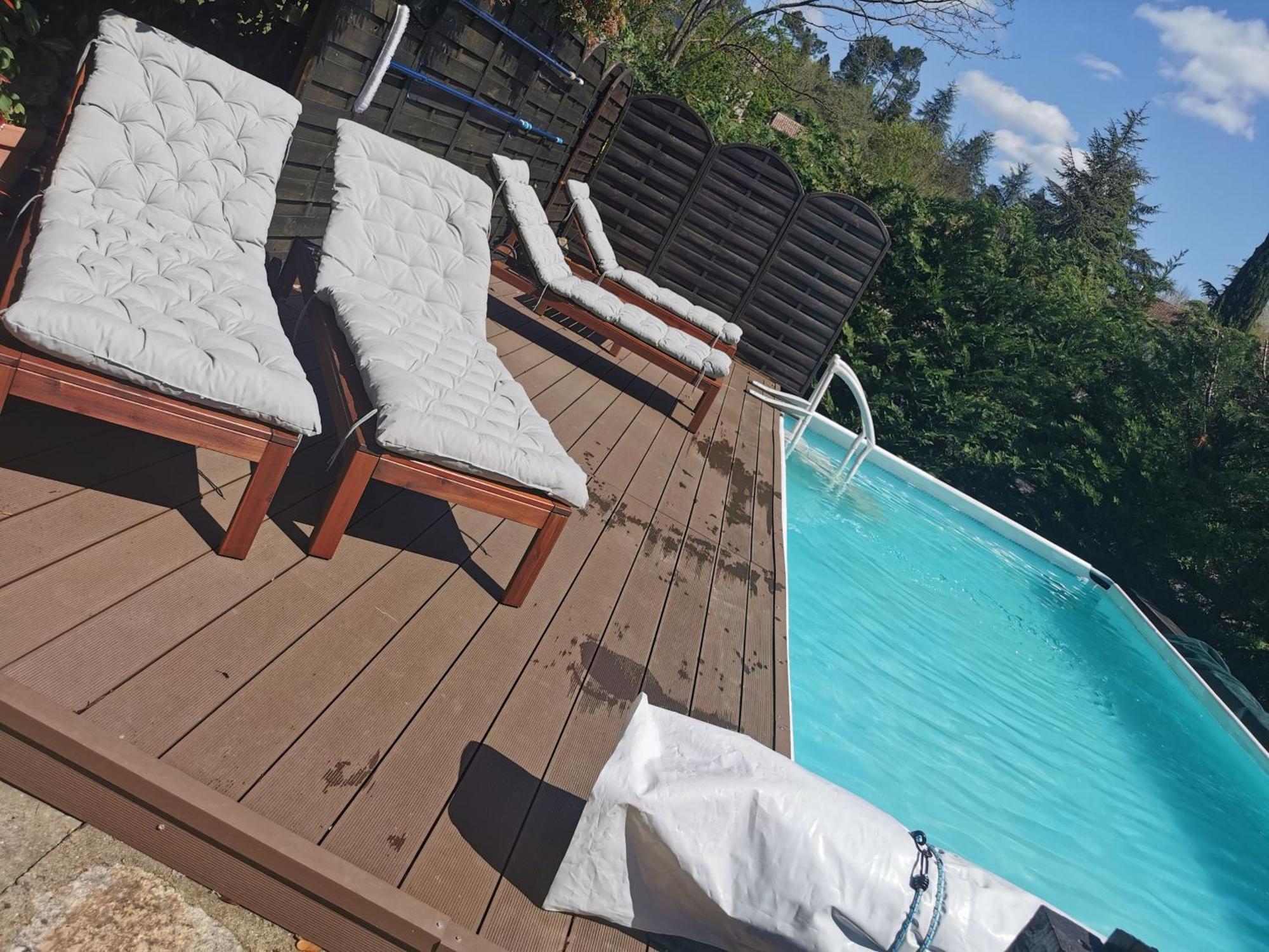 Mes Maisons Gardoises, Two Gites Sleeping 13 With Two Private Pools, Kids Room, Laundry, Disco, Free Wifi, Linen And Dog'S Are Welcome Gagnières Exteriér fotografie